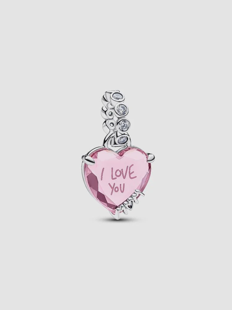 PANDORA I Love You Mom Dangle Charm 794464C01