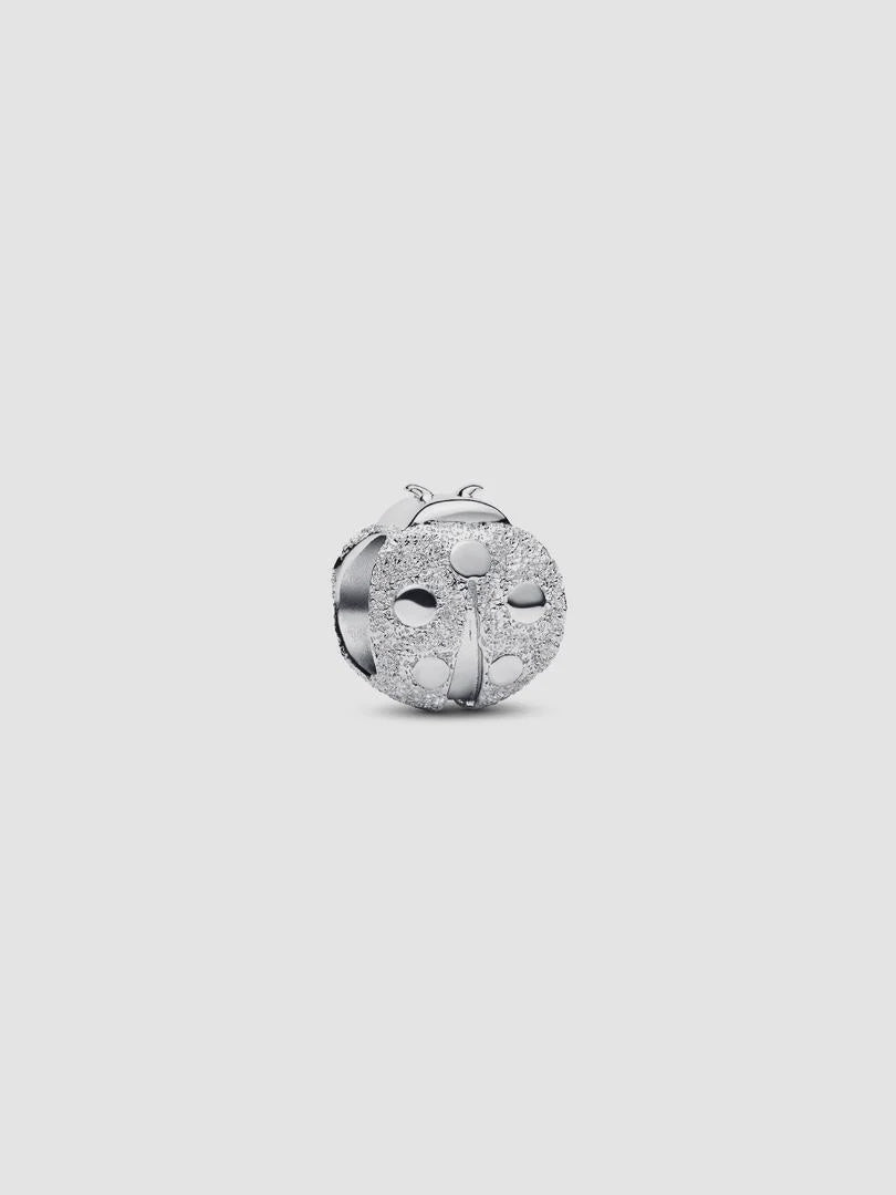 PANDORA Textured Ladybird Mini Charm 794527C00