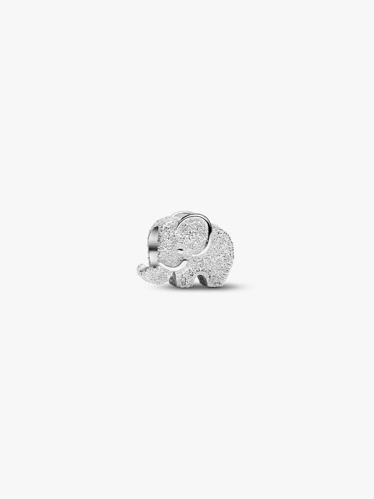 PANDORA Textured Elephant Mini Charm Sterling silver 794528C00