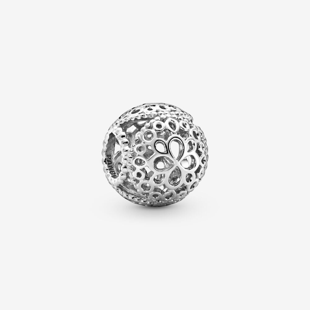PANDORA Openwork Flower Charm 797853