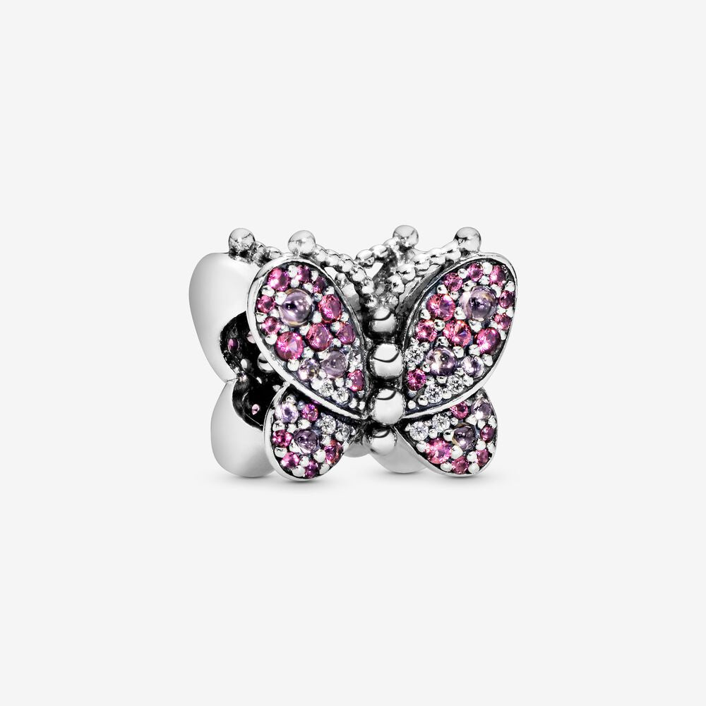 PANDORA Pink Pavé Butterfly Charm 797882NCCMX