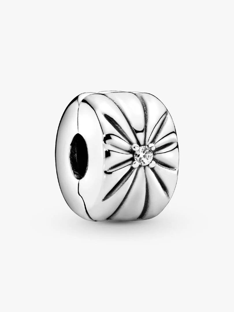 PANDORA Sparkling Sunburst Clip Charm 798614C01