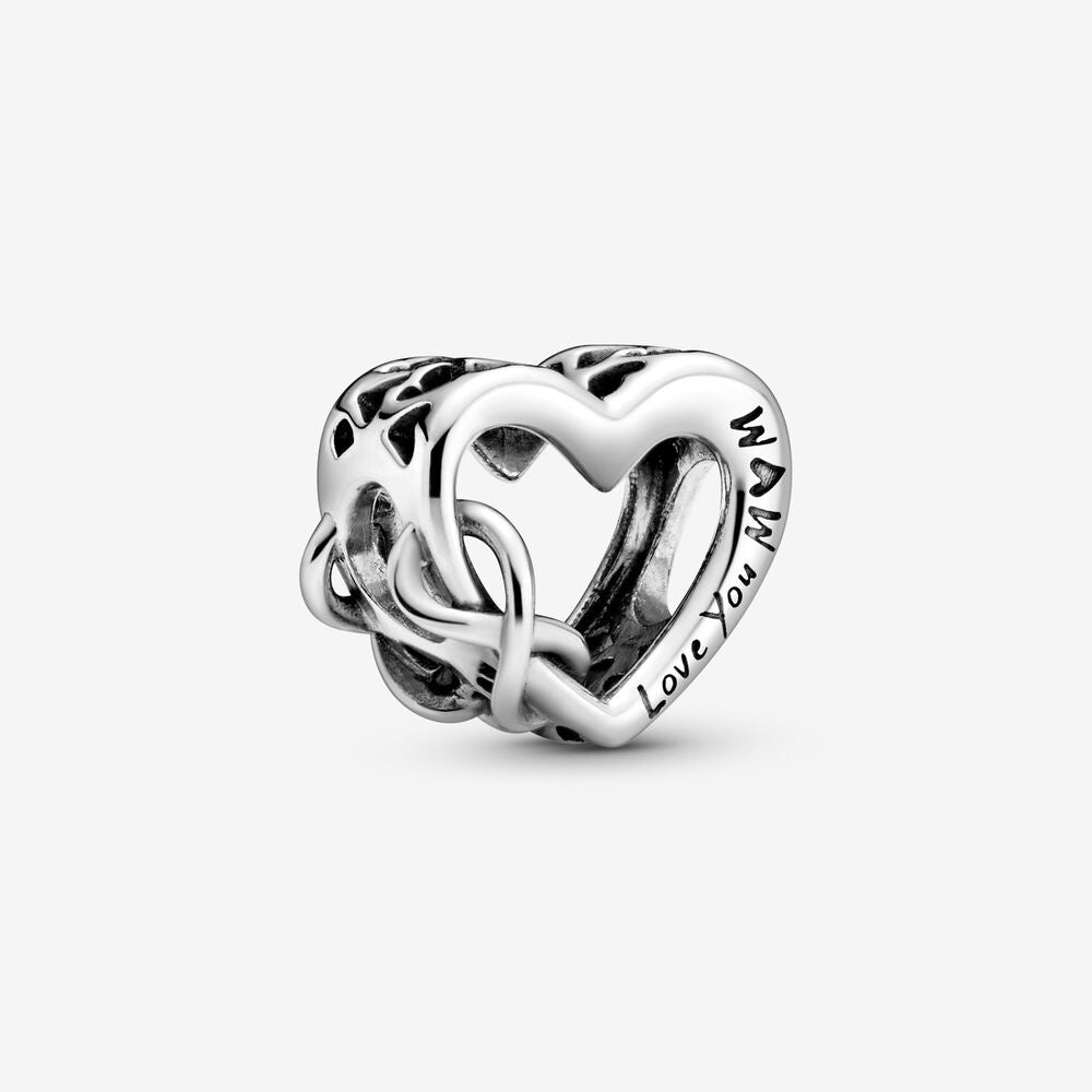 PANDORA Love You Mum Infinity Heart Charm 798825C00