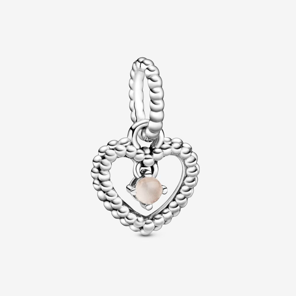 PANDORA June Birthstone Heart Dangle Charm 798854C06