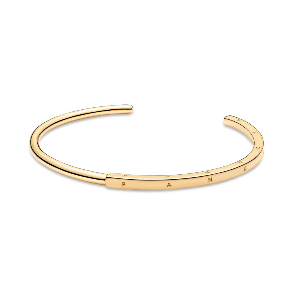 PANDORA 14k YGP Open Bangle 569493C00