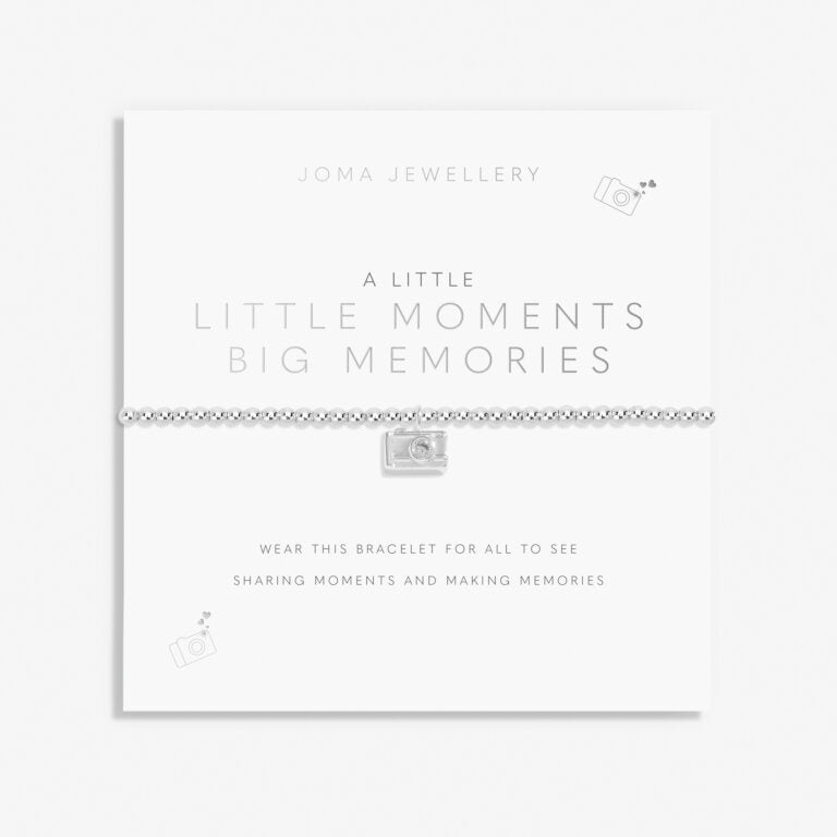 Joma A Little 'Little Moments Big Memories' Bracelet In Silver Plating 8162