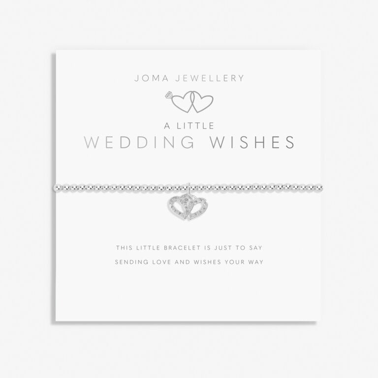Joma A Little 'Wedding Wishes' Bracelet In Silver Plating 8166