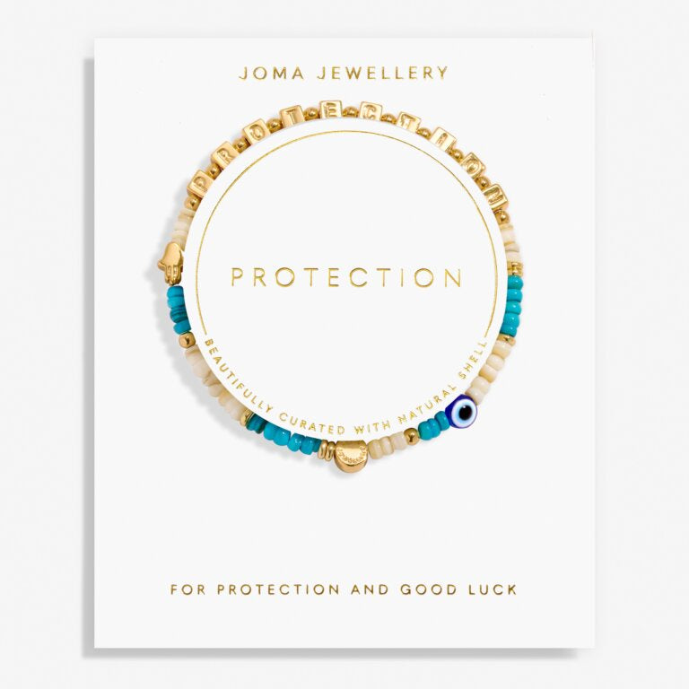 Joma Happy Little Moments 'Protection' Bracelet In Gold Plating 8254