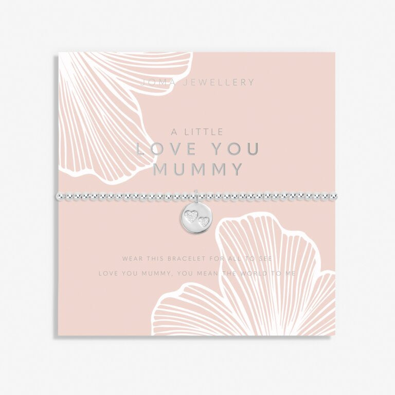 Joma Mother's Day A Little 'Love You Mummy' Bracelet In Silver Plating 8513