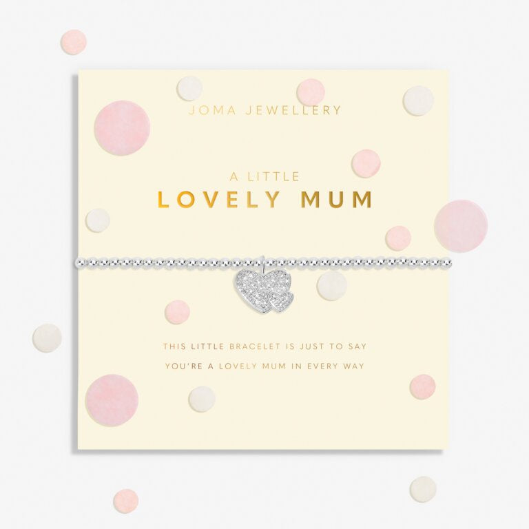 Joma Confetti A Little 'Lovely Mum' Bracelet In Silver Plating 8544