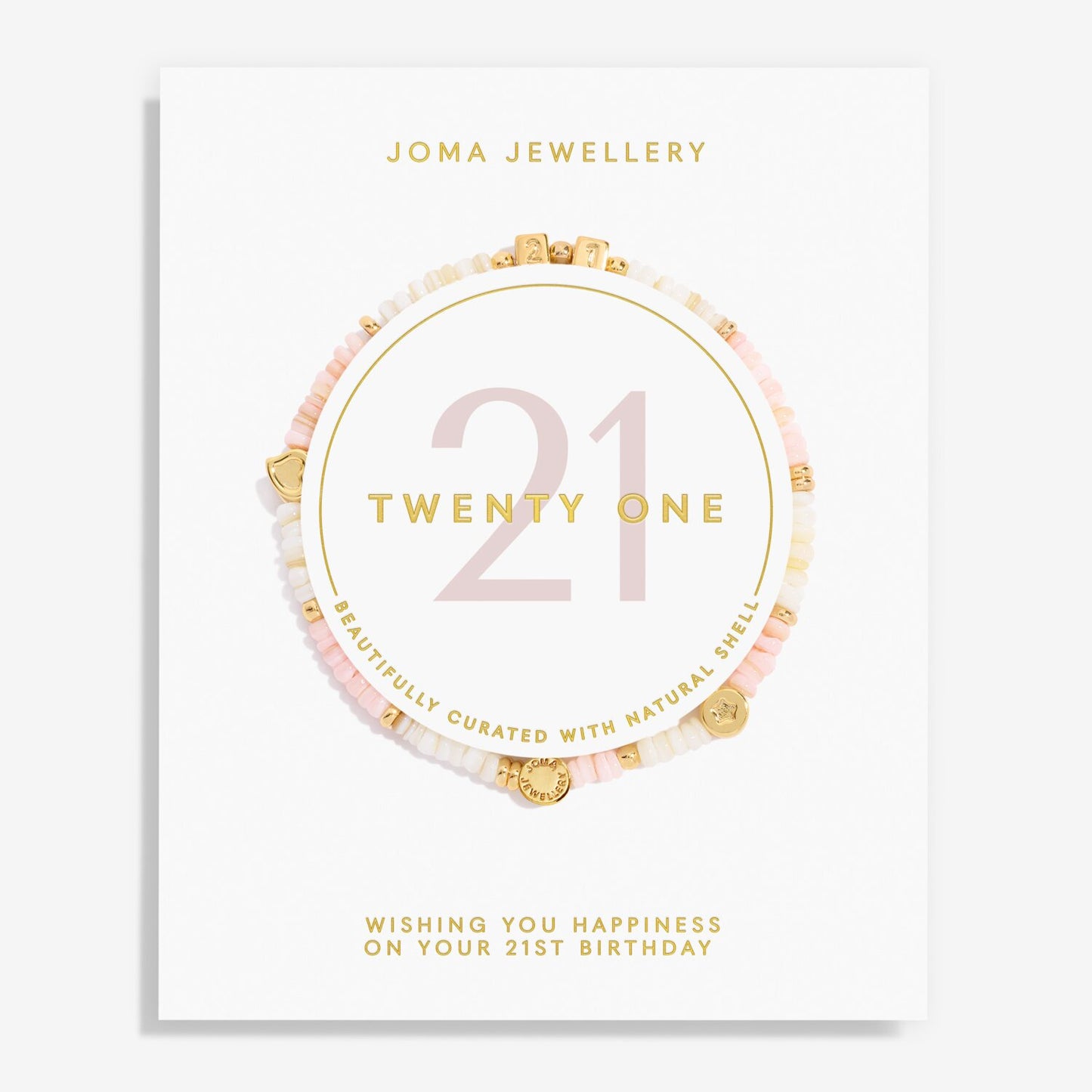 Joma Happy Little Moments '21st Birthday' Bracelet 9079