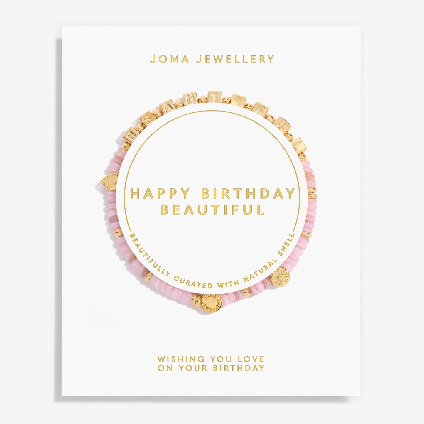 Joma Happy Little Moments 'Happy Birthday Beautiful' Bracelet 9082