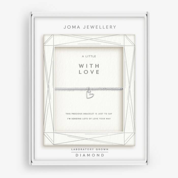 Joma Laboratory Grown Diamond A Little 'With Love' Bracelet 9141