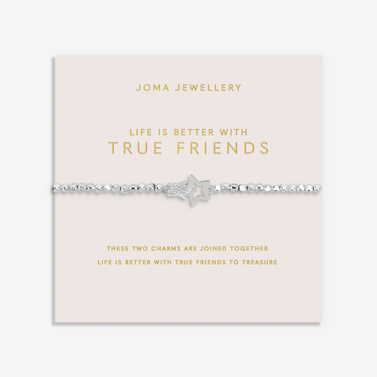 Joma Forever Yours 'Life Is Better With True Friends' Bracelet 9349