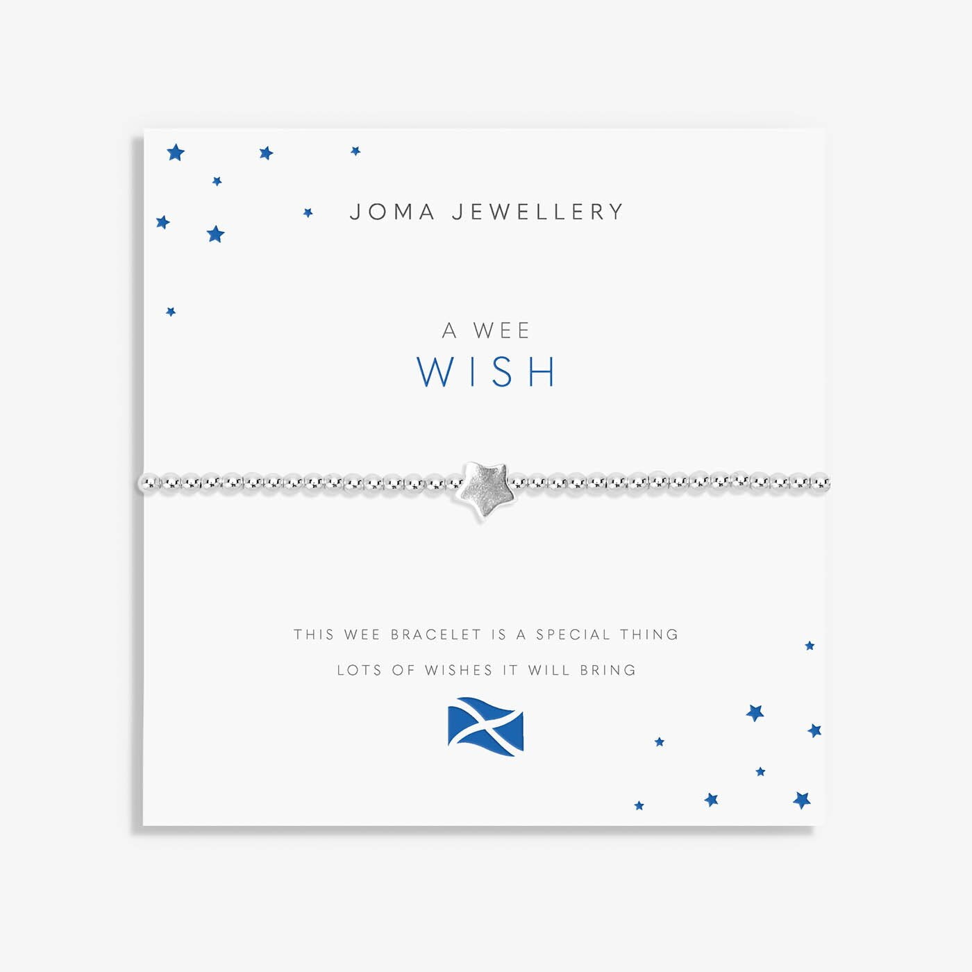 Joma A Wee 'Wish' Bracelet in Silver Plating 9425