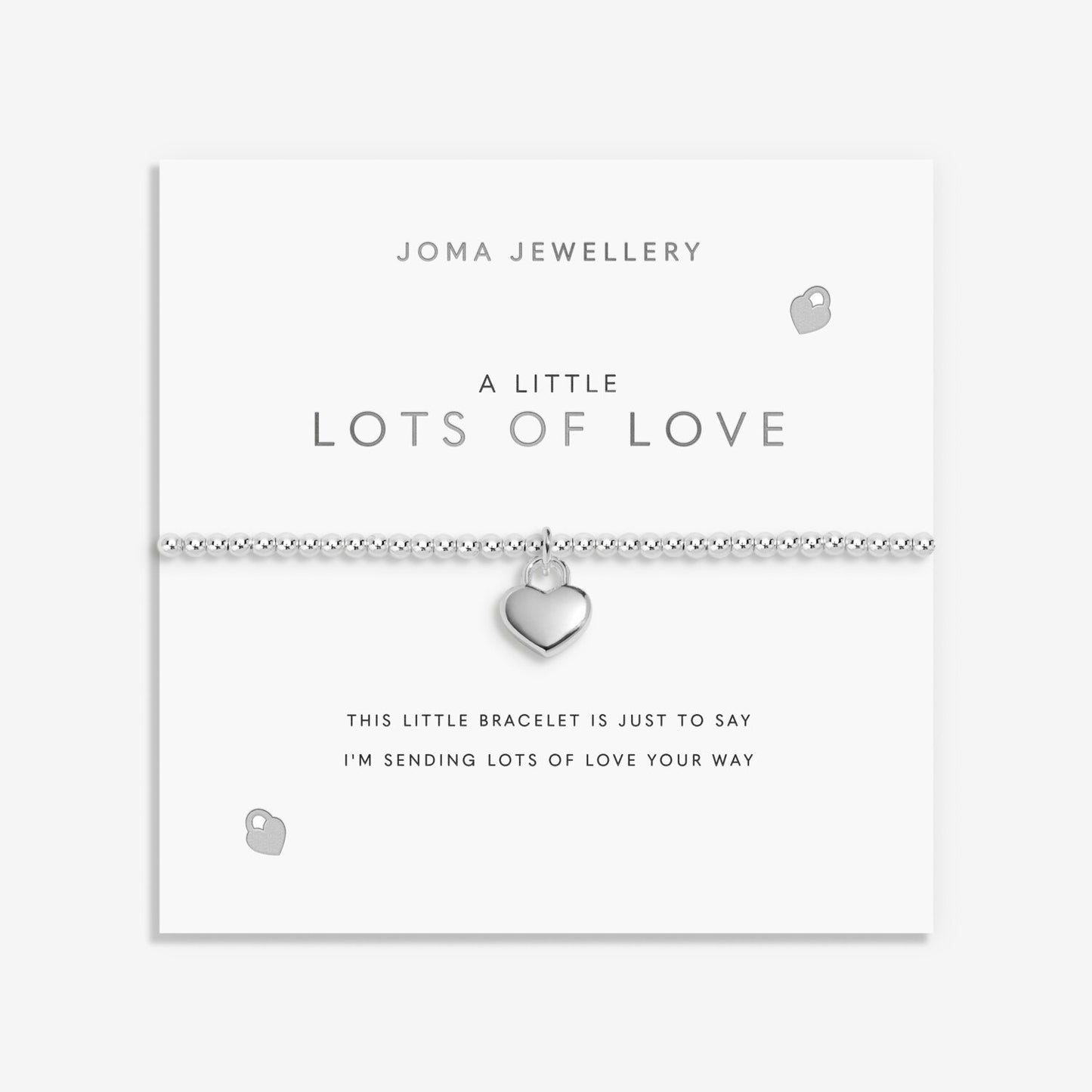 Joma A Little 'Lots Of Love' Bracelet in Silver Plating 9507