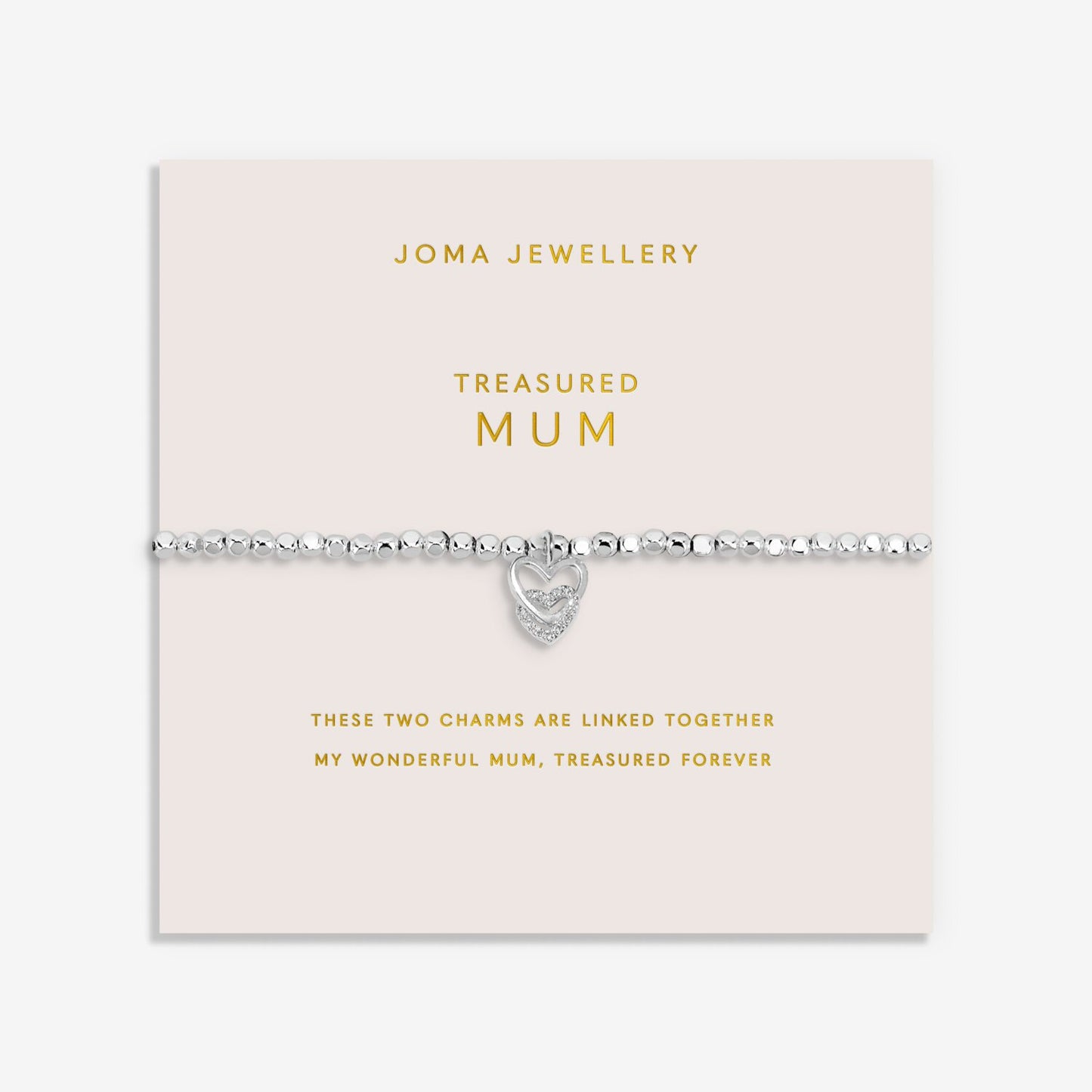 Joma Forever Yours 'Treasured Mum' Bracelet in Silver Plating 9701