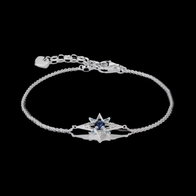 Thomas Sabo Star Bracelet with blue stones Sterling Silver A2246-166-1