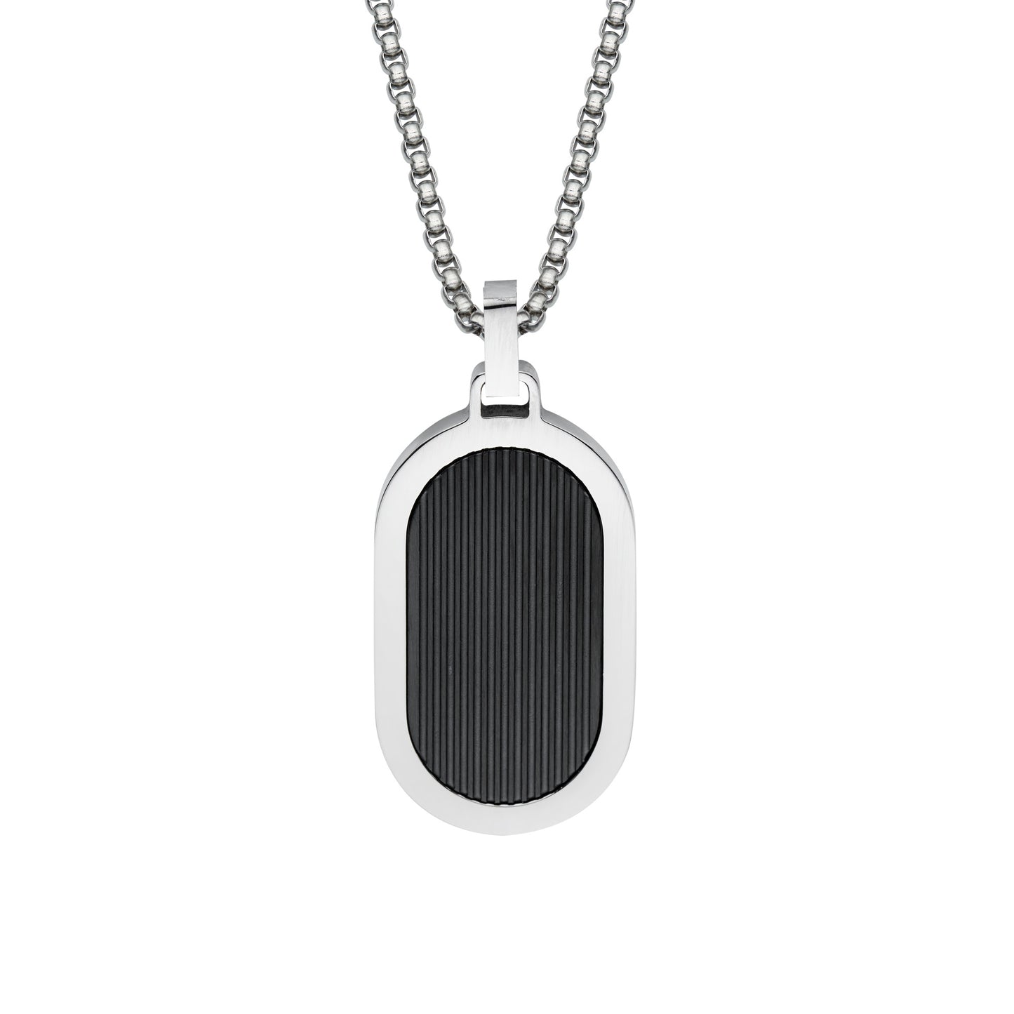Unique & Co Stainless Steel Black Plating Pendant and Chain AN-175/50cm