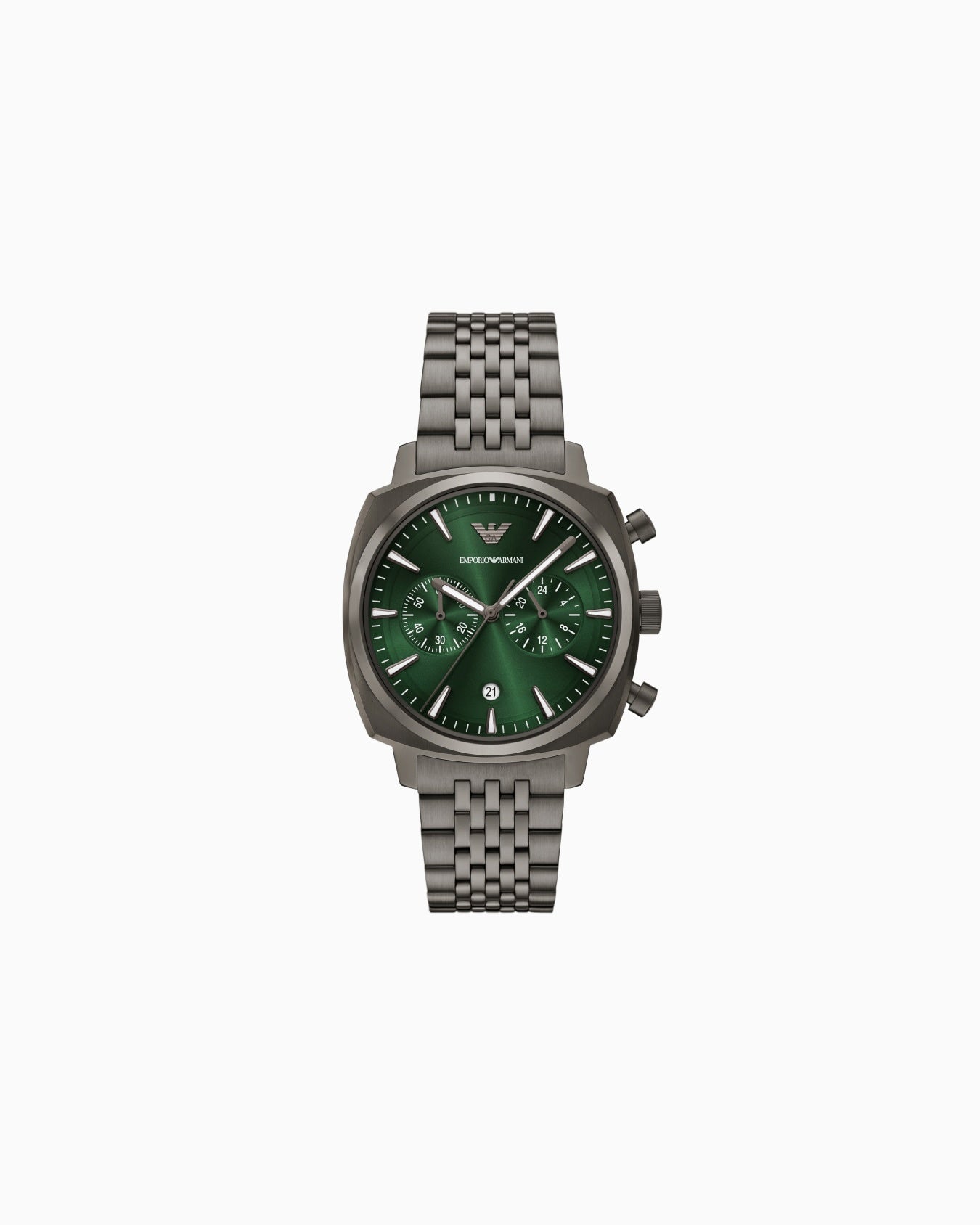 Emporio Armani Chronograph Gunmetal Stainless Steel Watch AR11689