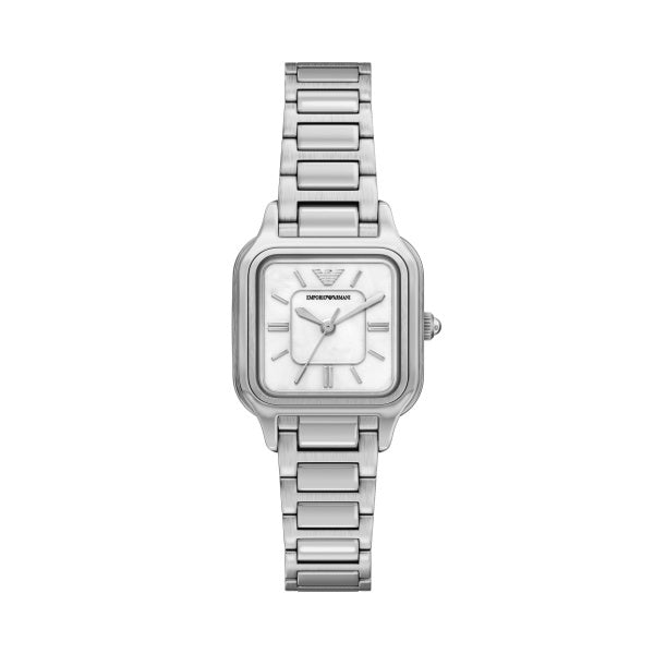 Emporio Armani Stainless Steel MOP Dial Watch AR11742