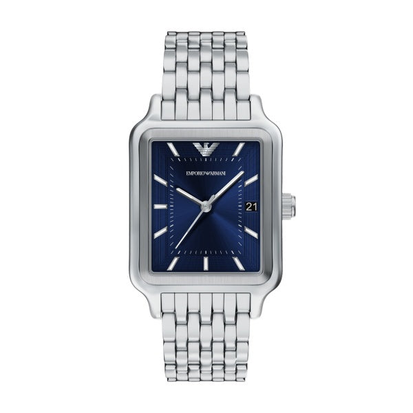 Emporio Armani Stainless Steel Blue Dial Watch AR11754