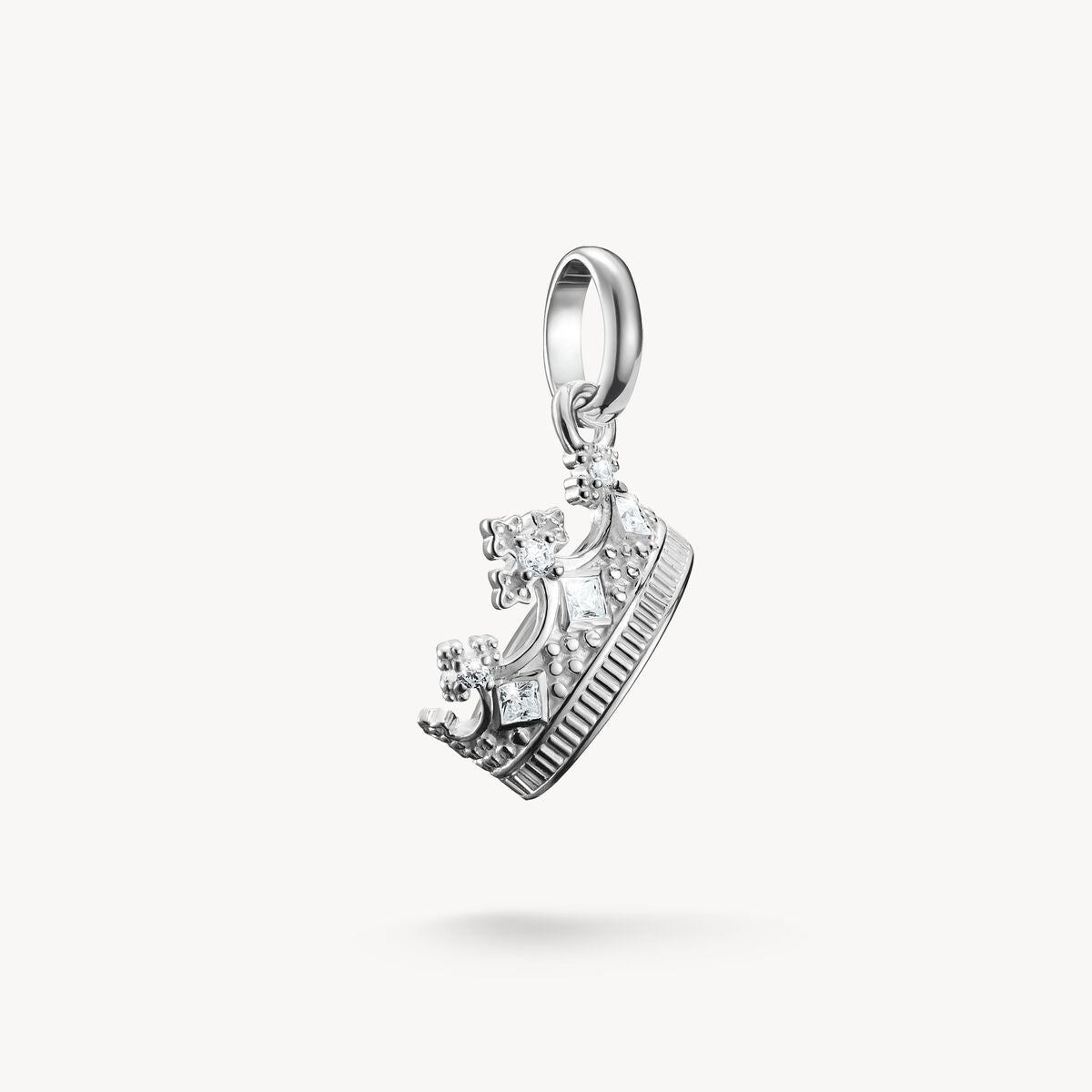 Thomas Sabo Charm pendant crown with stones Connect silver CC1247-051-14