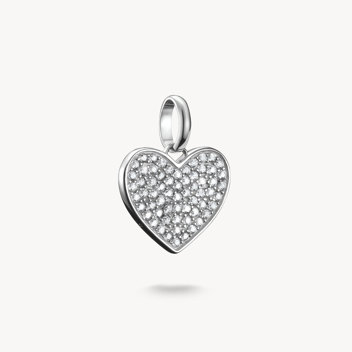 Thomas Sabo Charm pendant pavé-heart Connect silver CC1277-051-14