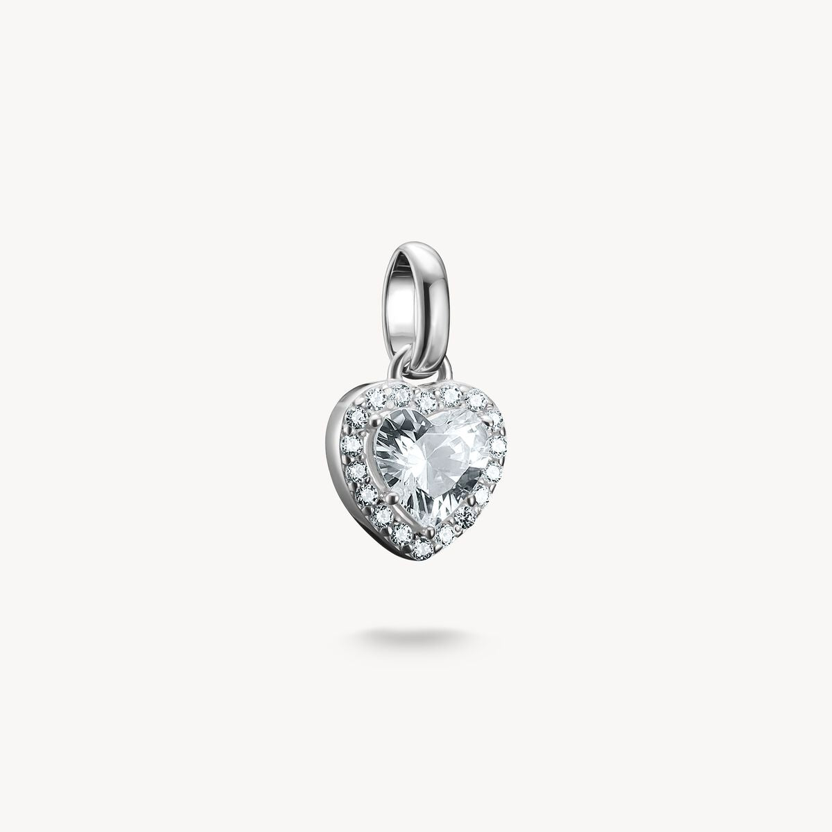 Thomas Sabo Charm Pendant Heart with stones Connect Silver CC1278-051-14