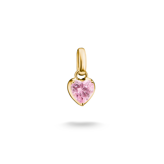 Thomas Sabo Charm Pendant Birthstone January Gold Plated CC1329-M01-9