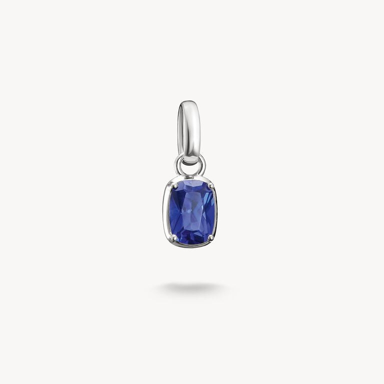 Thomas Sabo Silver Charm Pendant Birthstone September Connect CC1337-699-1