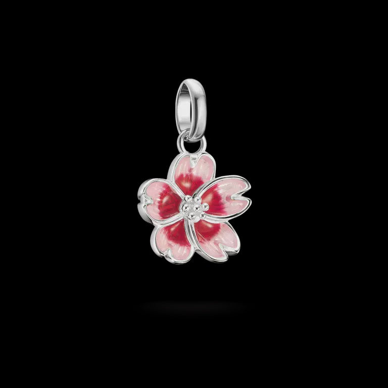 Thomas Sabo Silver Charm Pendant Cherry Blossom Connect CC1343-007-9