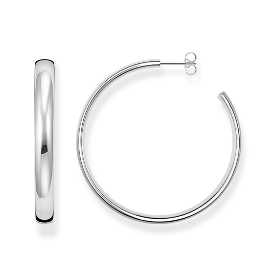 Thomas Sabo Silver Chunky Hoop Earrings CR641-001-21