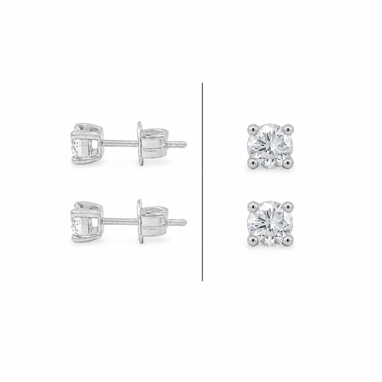 18ct White Gold 0.40ct Diamond Stud Earrings