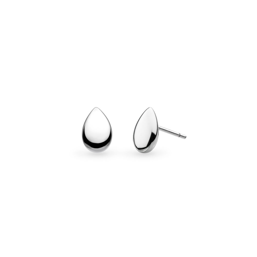 Kit Heath Coast Pebble Smooth Stud Earrings 40151RP
