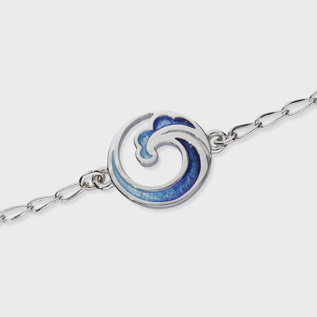 Ortak Coastal Silver Enamel Bracelet Oasis EBL129