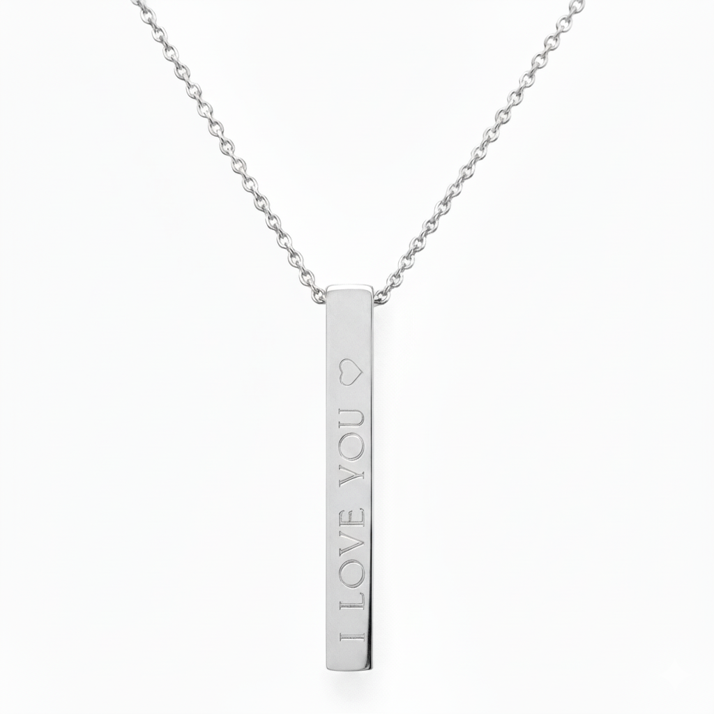 Favori Engraved Bar Pendant
