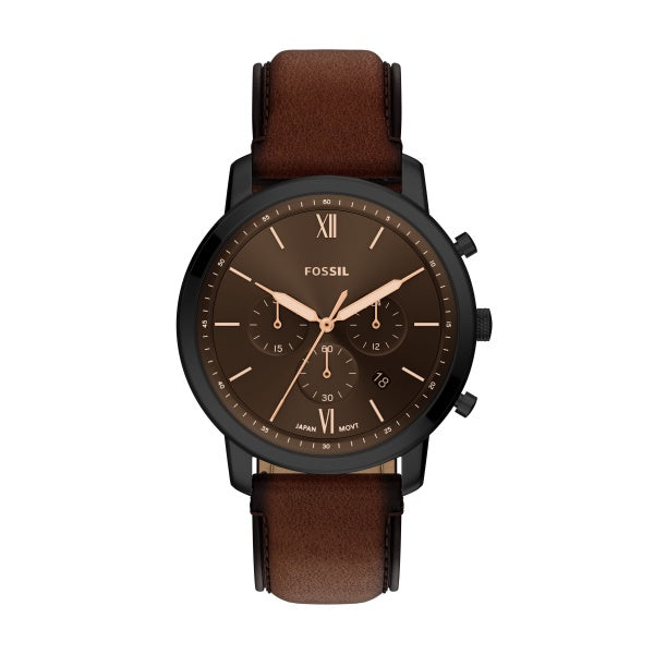 Fossil Brown Strap Neutra Watch FS6163