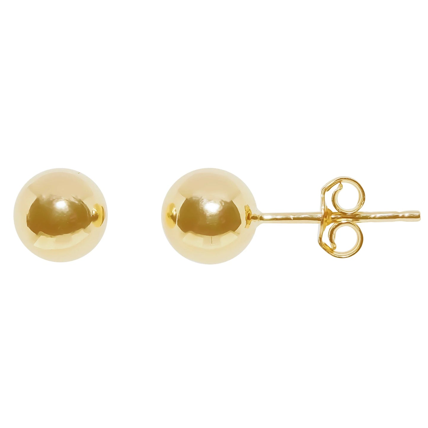 9ct Gold 6mm Earrings