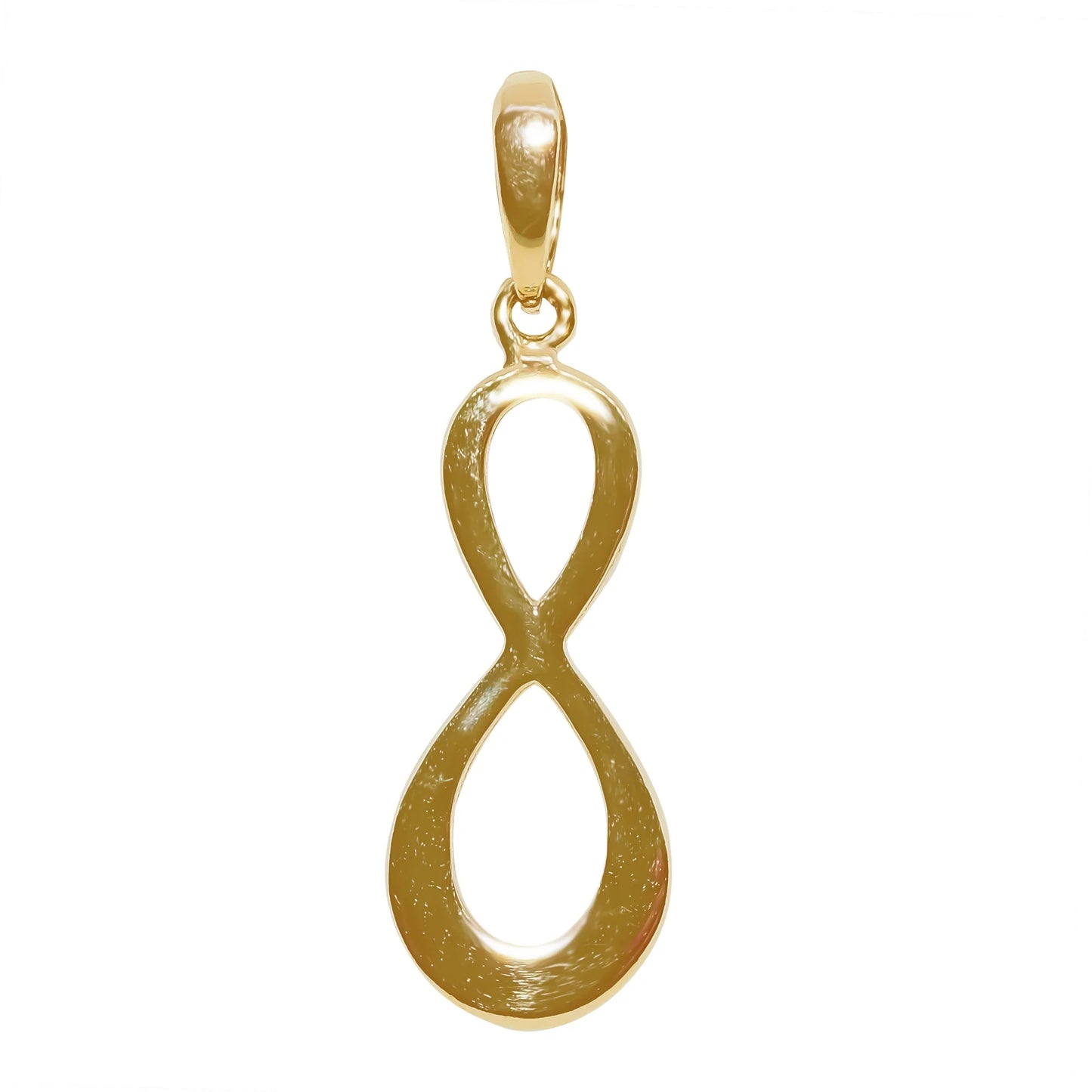 9ct YG Infinity Pendant GPD130