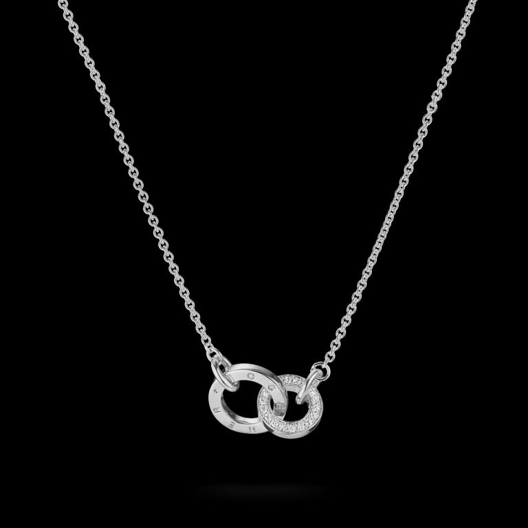Thomas Sabo Chain Together with white zirconia Sterling Silver KE2385-051-14