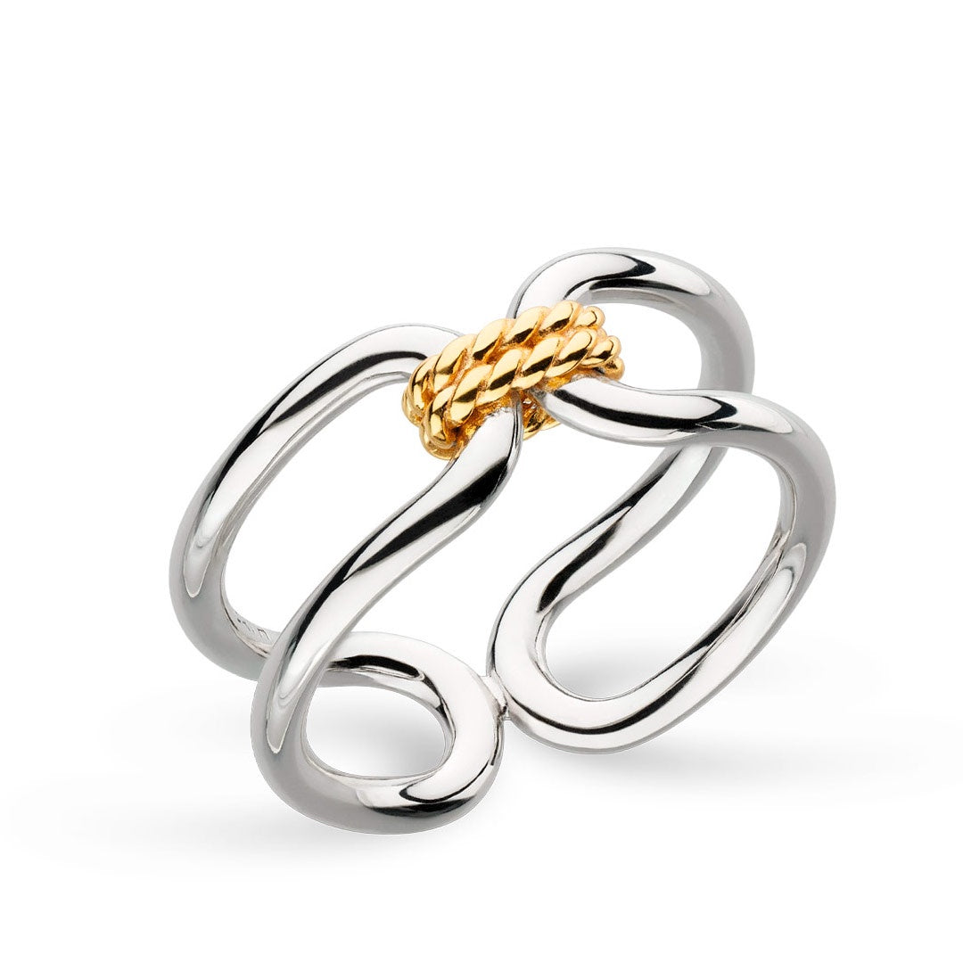 Kit Heath Marina Rope Bar Link Golden Ring 21091GRP