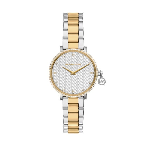 Michael Kors Mini Pyper Pavé Two-Tone Watch MK7574