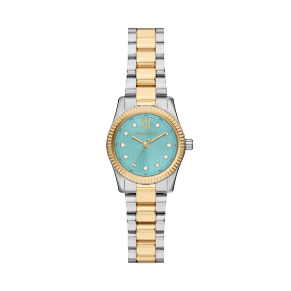 Michael Kors Petite Lexington Pavé Two-Tone Watch MK7579