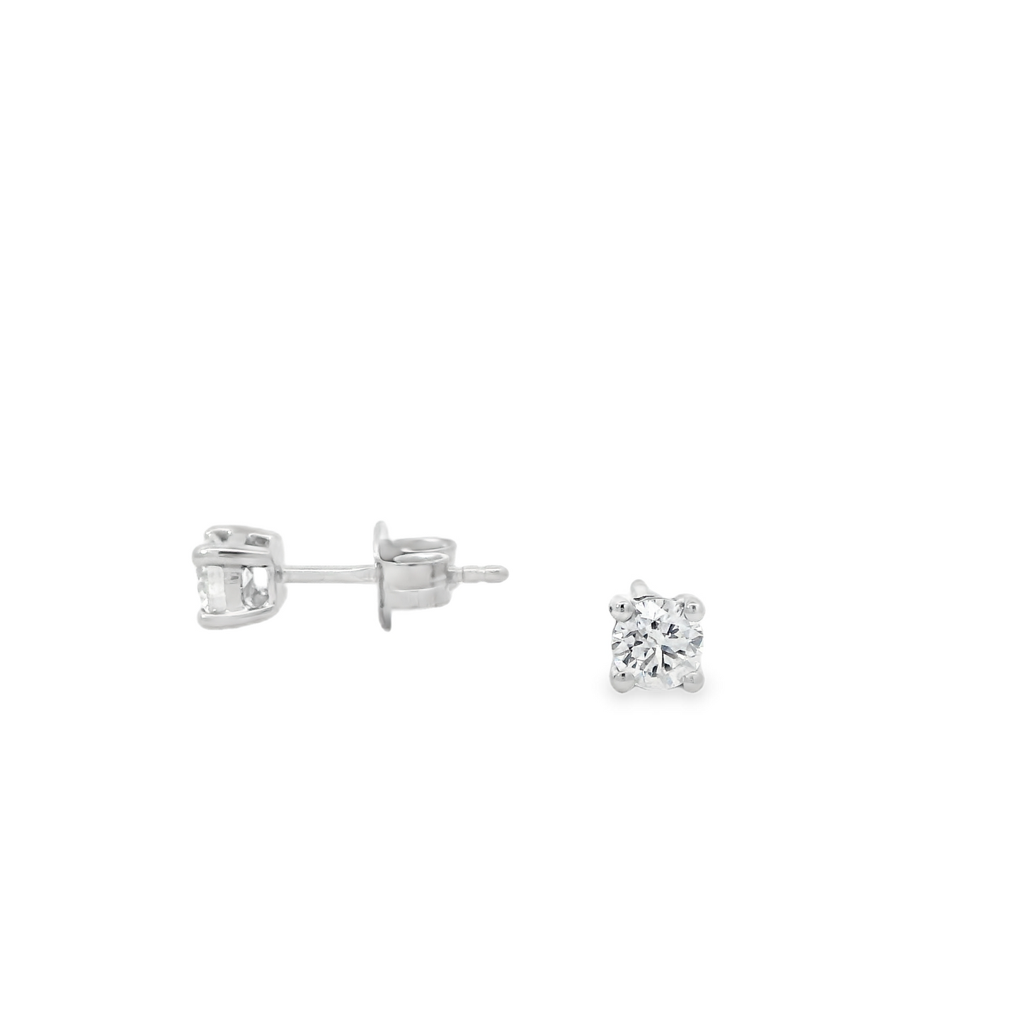 18ct White Gold 0.50ct Diamond Stud Earrings