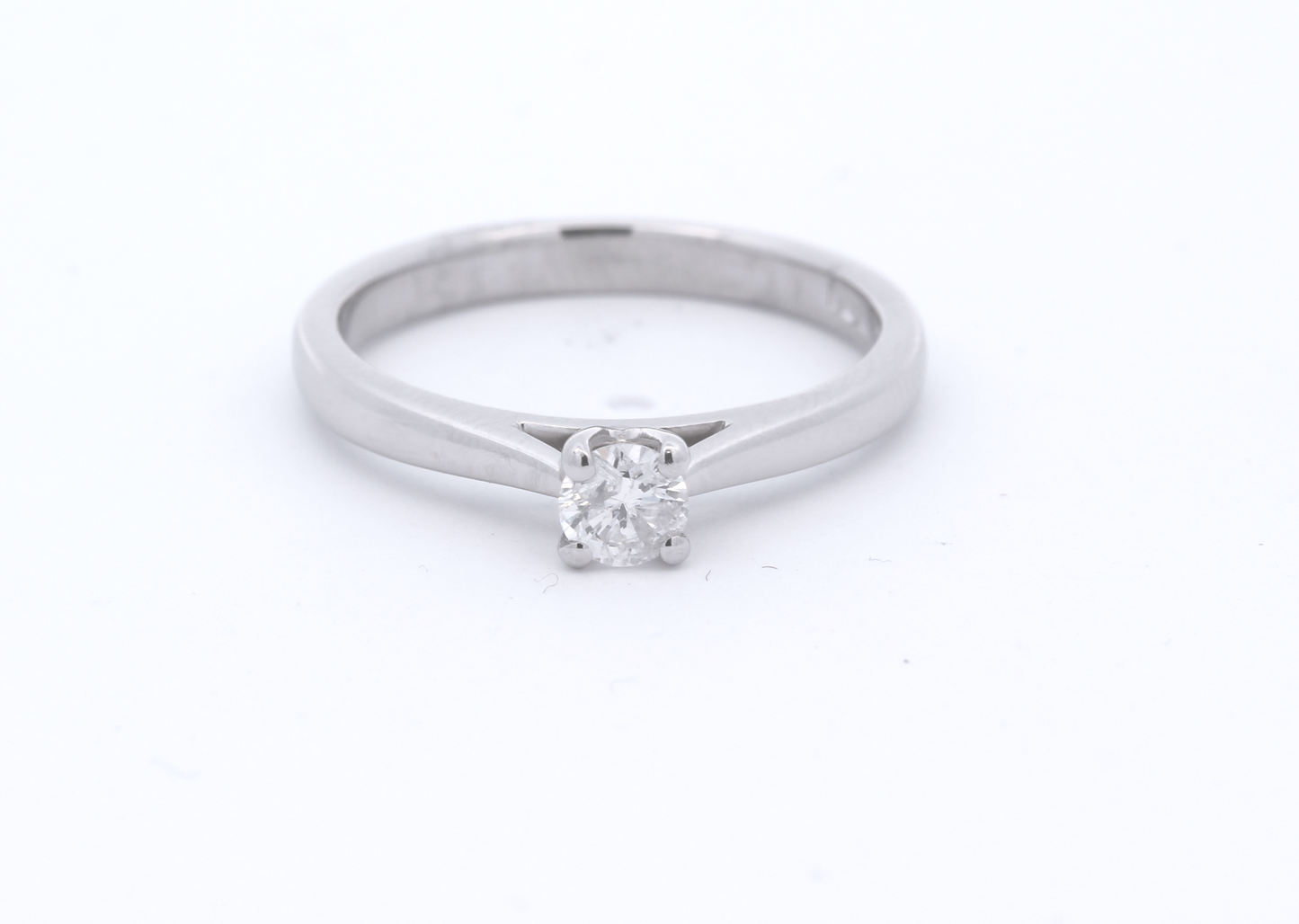 Platinum Solitaire Diamond Ring OR967
