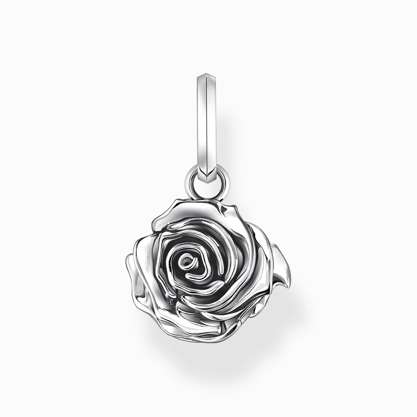 Thomas Sabo Silver Midnight Rose Pendant PE982-637-21