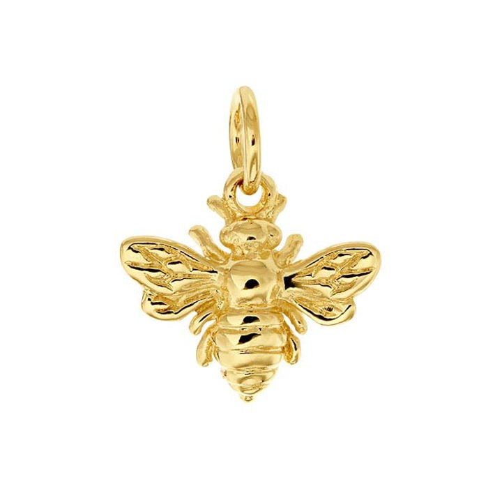 Perma Jewel 14ct Yellow Gold Honey Bee Charm PJ-14CTGP003