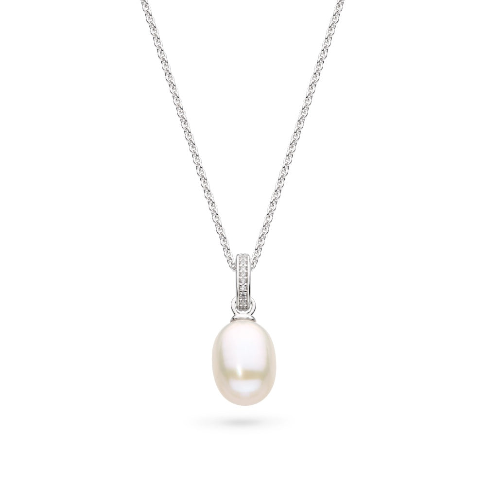 Kit Heath Revival Classic Pearl Glitz CZ Necklace 90429FPC