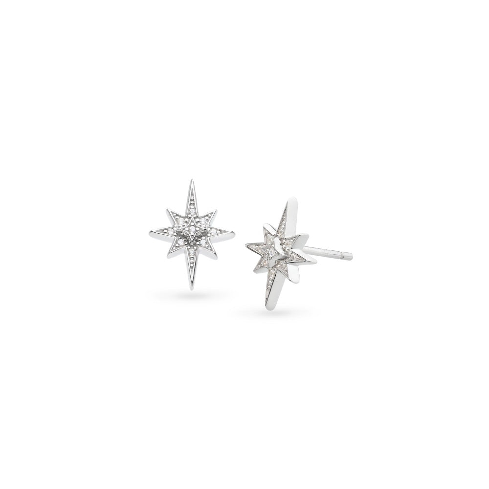 Kit Heath Céleste North Star Stud Earrings 30456CZ
